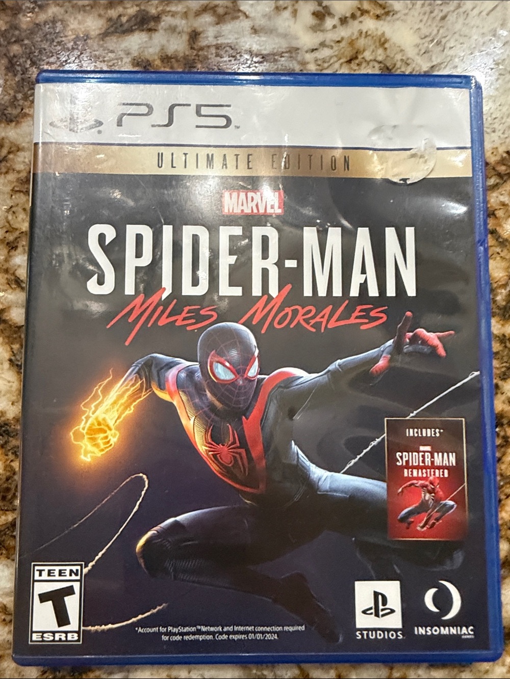 Sony PS5 Spider-Man: Miles Morales - Black & Red